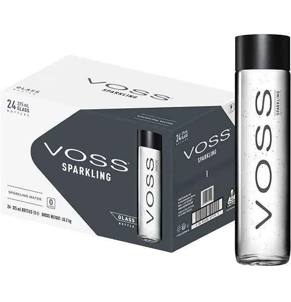 VOSS Mineral Prickelnd – 24 x 37 cl EW – Bild 2